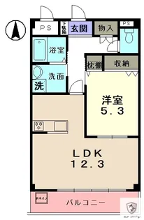 パークヒルズ山吹【2階】の間取り