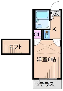 レオパレス大倉山第1【1階】の間取り