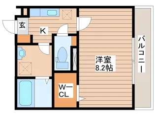クラージュY・S【1階】の間取り
