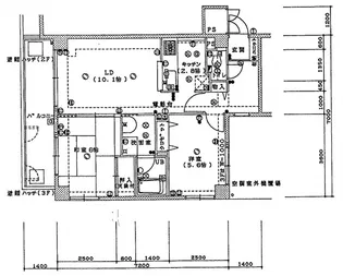 ベイサイド海老山【2階】の間取り