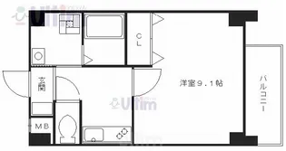 ビューコート東山II【1階】の間取り