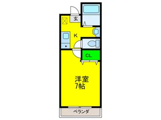 メゾングリーンヒル【1階】の間取り