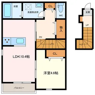 Citta半田青山【2階】の間取り