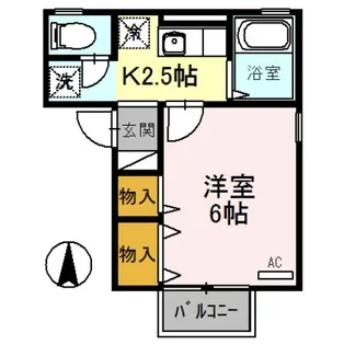 トリアノン文京【2階】の間取り