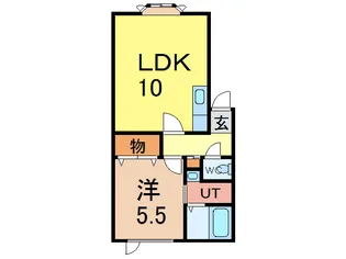 ロシェルII【2階】の間取り