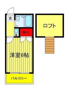 メゾンドネオ柏【2階】の間取り