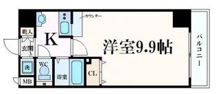 エステムコート御所南II【5階】の間取り