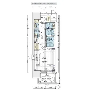 エステムコート名古屋栄プレシャス【6階】の間取り