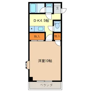 AZURE COURTE I【5階】の間取り