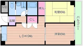ルイシール清水【4階】の間取り