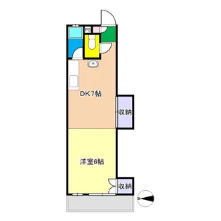 コーポ阪口【1階】の間取り