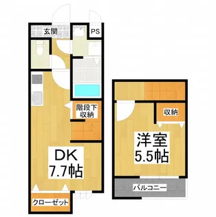 スリーハーブズ狭山I番館の間取り