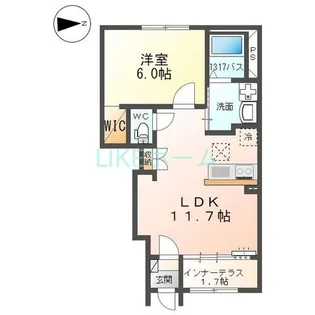 サンフォレスタ【1階】の間取り