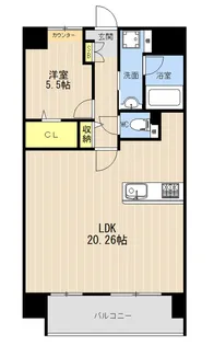 LIBTH菊陽II【5階】の間取り