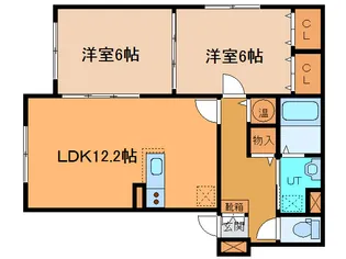 アルドール【2階】の間取り