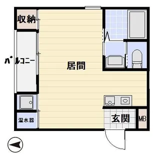 パインフィールド櫛川【1階】の間取り