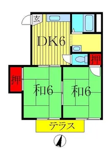 アークライフ【2階】の間取り