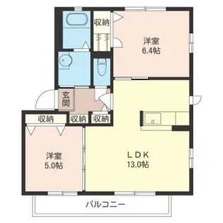 ファイン トゥモロー【2階】の間取り
