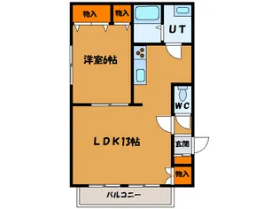 リベア的場の間取り