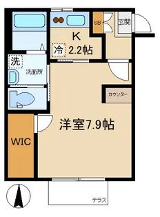 エクセル南荻窪【1階】の間取り
