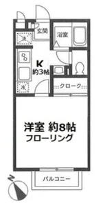 サン・オオハラ【1階】の間取り