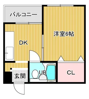 郡山薩摩マンション【2階】の間取り