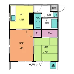 コーポ茜【3階】の間取り