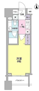 パークフラッツ中目黒【3階】の間取り
