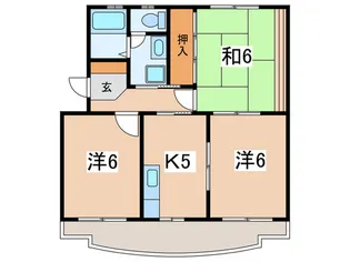 グリ-ンパレス【1階】の間取り