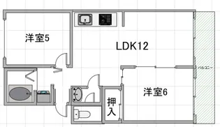 パラシオン城下【1階】の間取り