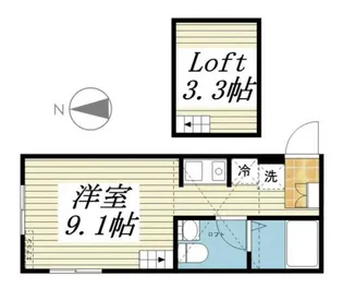WITH PLACE 月見台【2階】の間取り