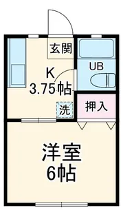 ハイツ湘南II【1階】の間取り