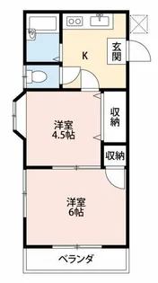 本厚木SOLAMACHI IIDA5【2階】の間取り