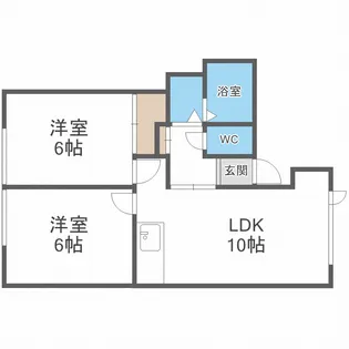 ホワイトヴァーチI【3階】の間取り