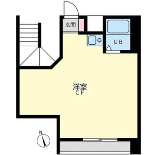 ベルハウス蒲田南【1階】の間取り