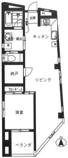 笹山ビル【3階】の間取り