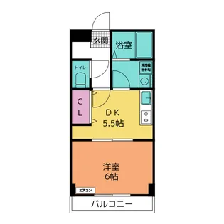 ビッセル今村【1階】の間取り