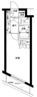 メインステージ蒲田【4階】の間取り