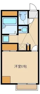 コーポSIMBA【2階】の間取り
