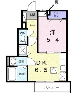 フェリシオフリーデ【1階】の間取り