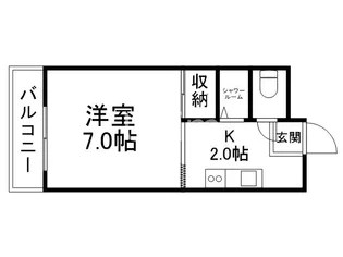 ハイムユアーズ【4階】の間取り