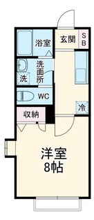 コーポ北澤III【1階】の間取り