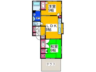 あんず【1階】の間取り