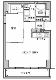 OH MILLS UTSUBO PARK【3階】の間取り