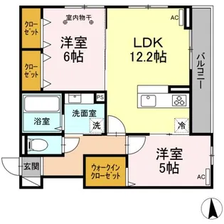 D-roomフィオレンテ富沢西【3階】の間取り
