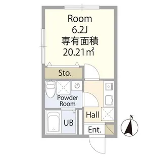 エテルノヴァローレ久米川【2階】の間取り
