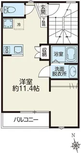 フォレスト船橋本町【2階】の間取り