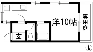ナカムラマンション【1階】の間取り