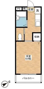 マンションアベニュー【3階】の間取り