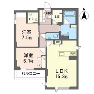 ラ・ルーム厚木町【3階】の間取り